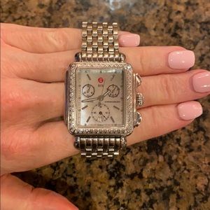 Michele Deco Mid Diamond Watch Head & Bracelet